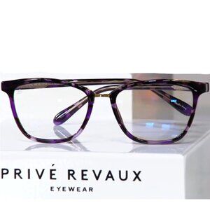 Prive Revaux The Lolita Blue Light Blocking Reading Glasses in Purple Tortoise